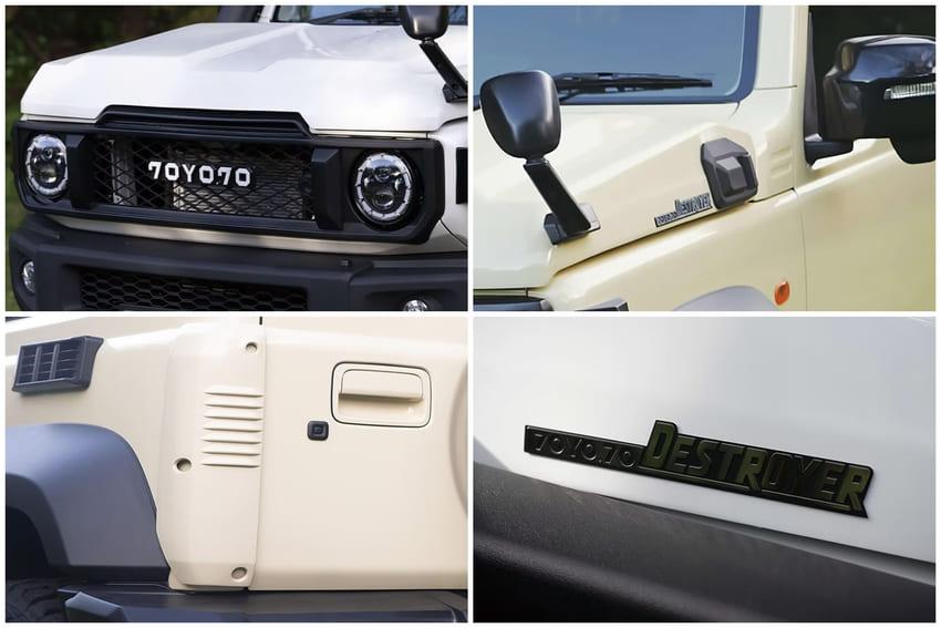 70YO.70 忠實還原 Land Cruiser 70 車身設計細節。