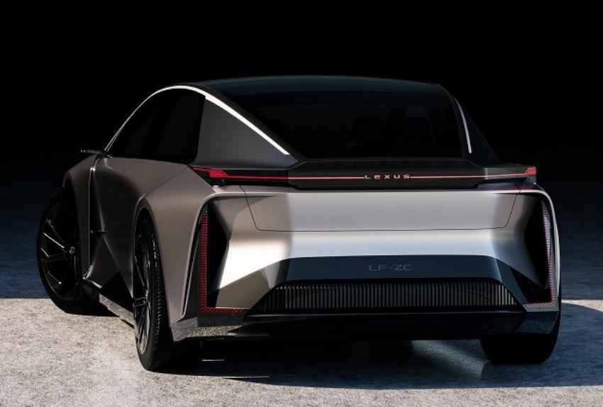 LF-ZC 概念車擁有動感的身形。