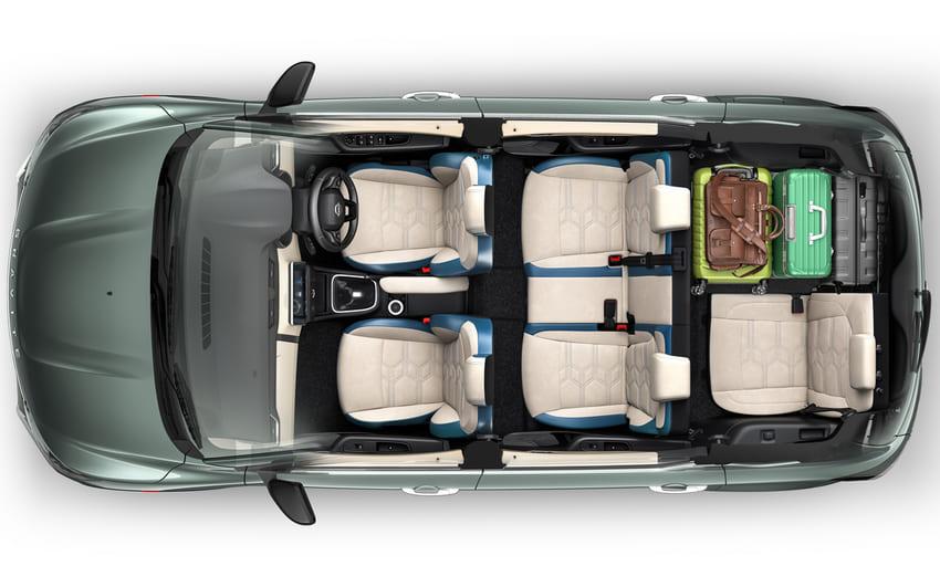 Gravite 提供三排七人座大空間,展現多元乘載機能。