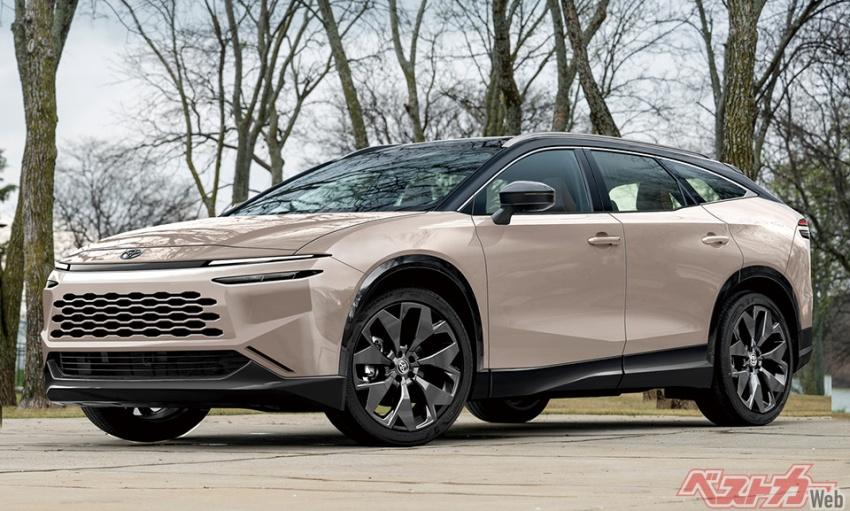 日媒釋出新一代 Toyota Harrier 的資訊。圖為預想圖。