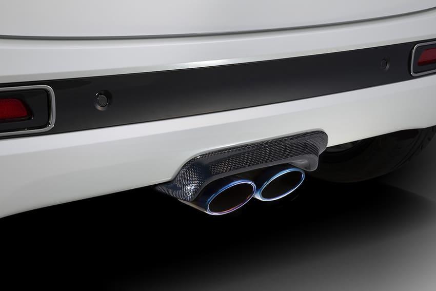 可升級碳纖維飾框，為外型增添額外亮點。