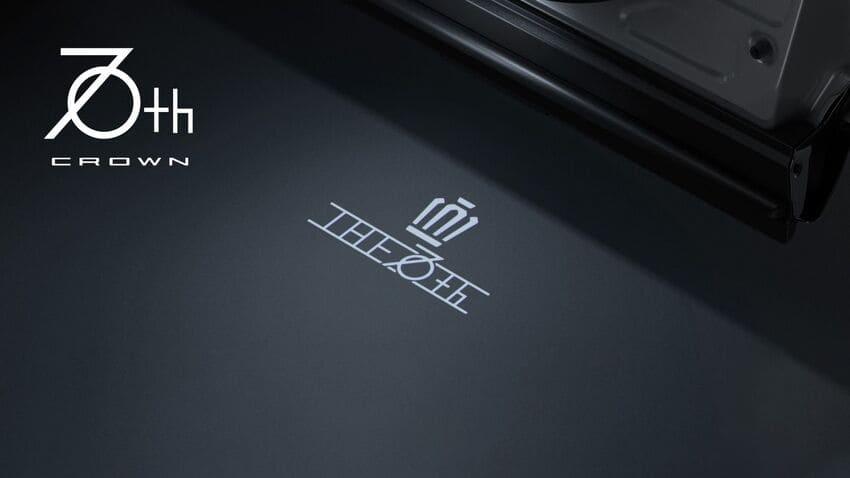 70 週年標誌照地燈。