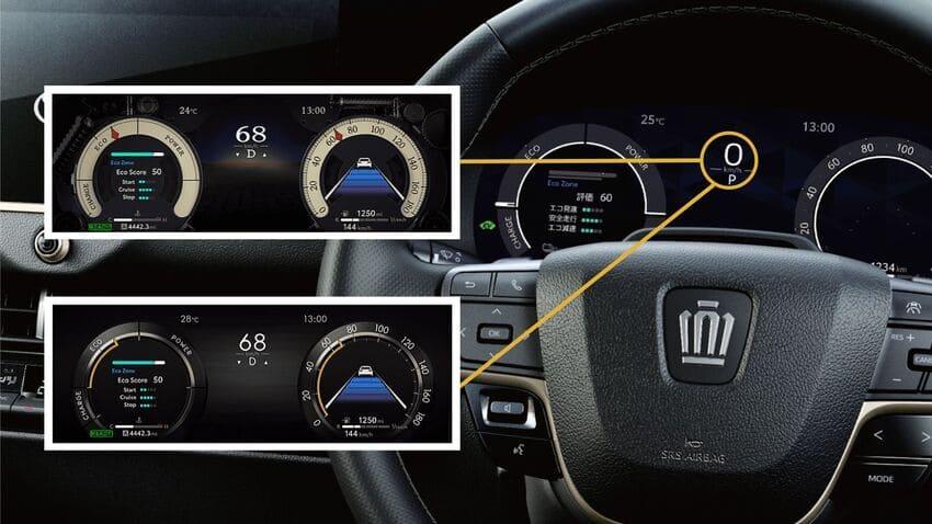 數位儀表新增兩種顯示風格。