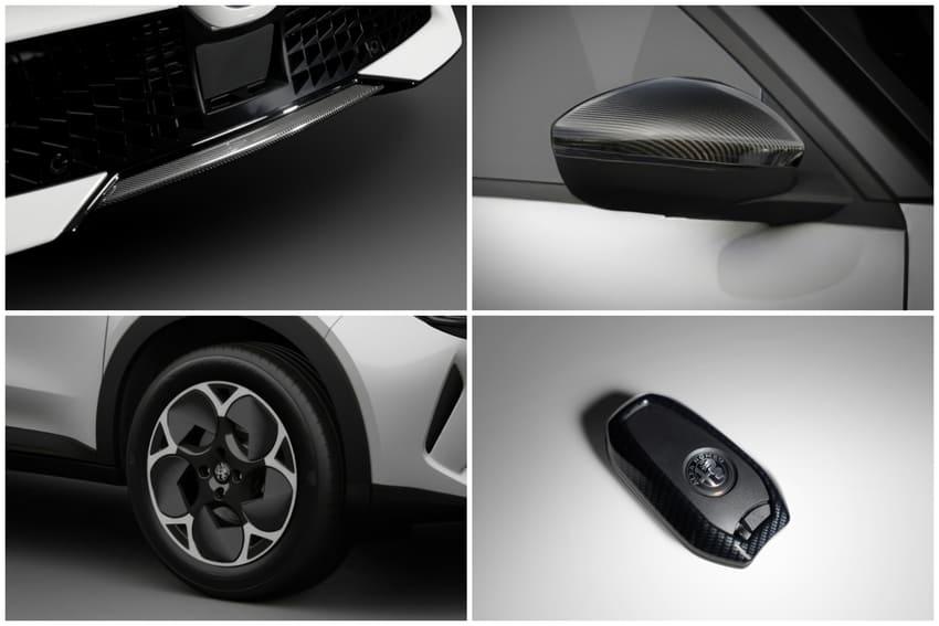 透過原創雙色塗裝及碳纖維裝飾打造搶眼外型。