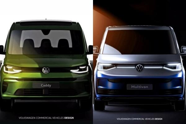 設計草圖公布！福斯商旅 Caddy、Multivan 小改款即將登場