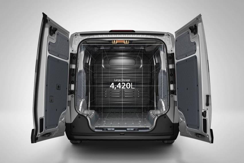 PV5 Cargo 擁有最大 4,420 公升的後廂容積。