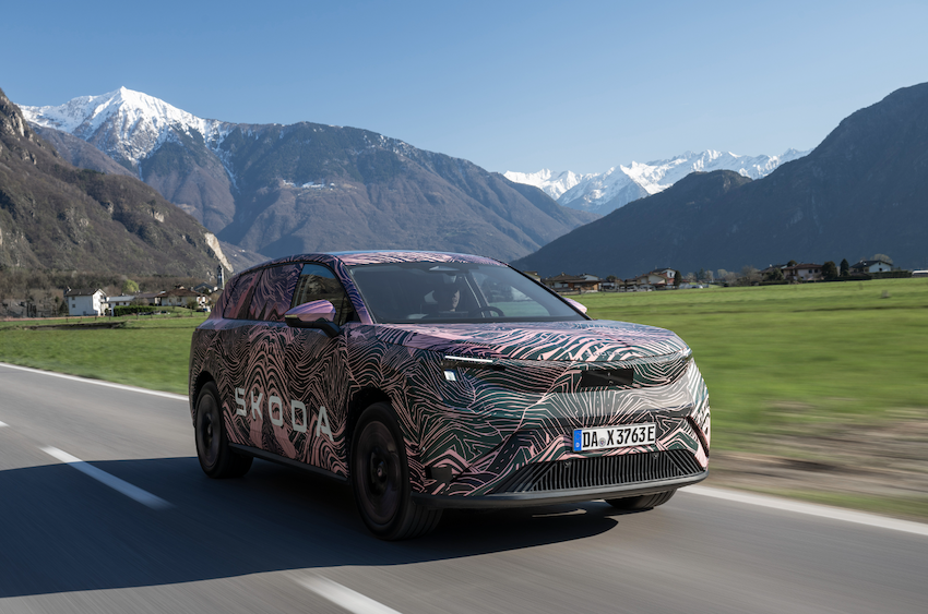 Škoda Peaq 有著超過 600 公里的續航里程。
