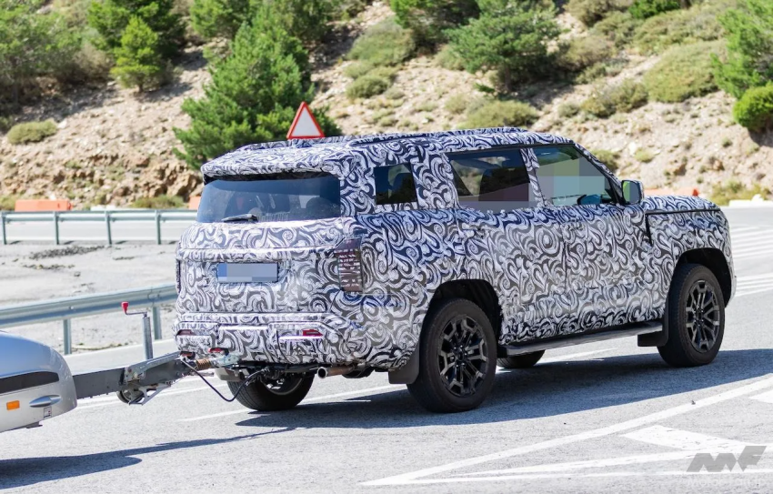 全新 Pajero 將採 Triton 的梯形大樑架構打造。