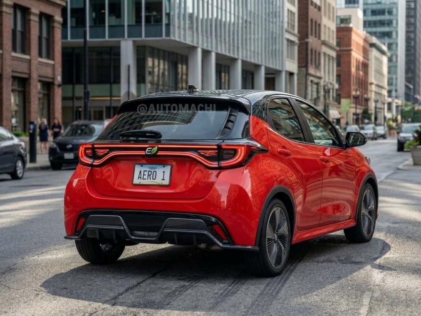 新一代 Yaris 有望獲得更大車身尺碼。圖為預想圖。
