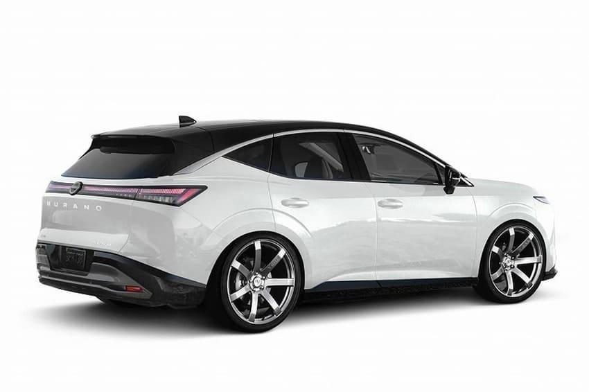 透過降低車高及換裝 21 吋特製輪圈，強化視覺張力。圖為 Verz-Wheels VRF01 式樣。
