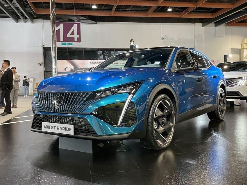 圖為 408 GT Rapide。（記者陳弘智攝）