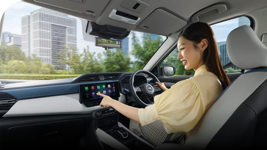 12.3 吋中央觸控螢幕是內裝亮點，並透過雙色鋪陳提升質感表現。