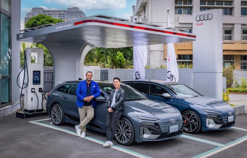 全台快充站數最多的充電營運商 EVOASIS，與台灣奧迪啟動充電服務合作。