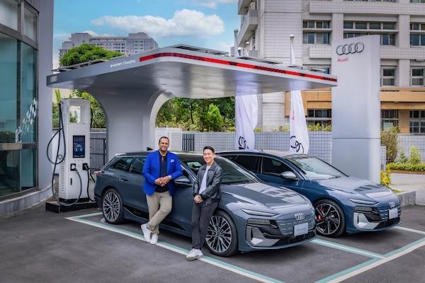EVOASIS 合作台灣奧迪  升級 Audi 車主充電便利性