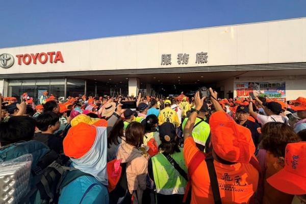 白沙屯媽祖第 11 度選擇 Toyota 服務廠！和泰苑裡廠：很榮幸