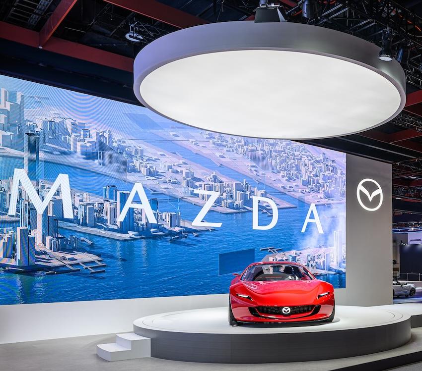 Mazda 在去年台北車展時，在展場正式公開全新品牌識別。（圖片來源：Mazda）