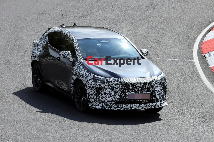 Lexus NX 中期改款測試車現身。