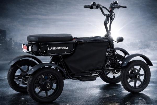 不用駕照的四輪電動自行車發表！續航 50 公里還有出色置物空間