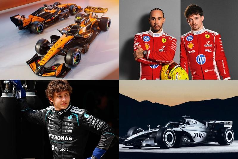 【時尚大道】賽道男神帥出新高度　F1賽車塗裝美學×時尚戰袍同場競技