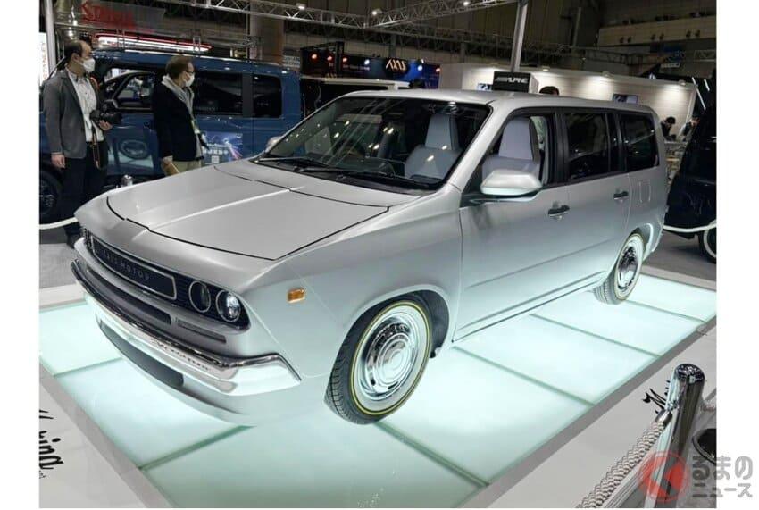Cal's Motor 在 2026 大阪改裝車展推出以 Probox 為基礎的 Marina 概念作品。（圖片來源：Kuruma-news）