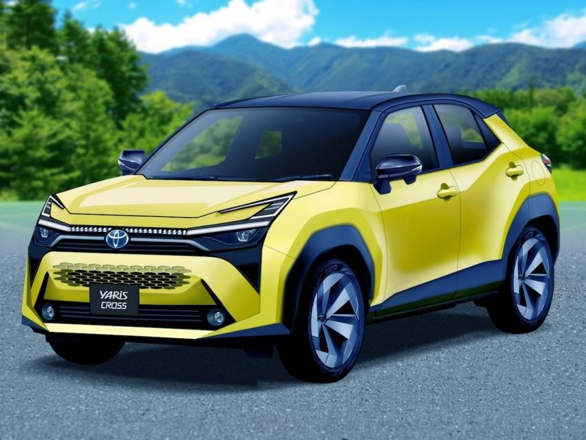 Toyota Yaris Cross 日規預計明年 3 月推出大改款。圖為預想圖。
