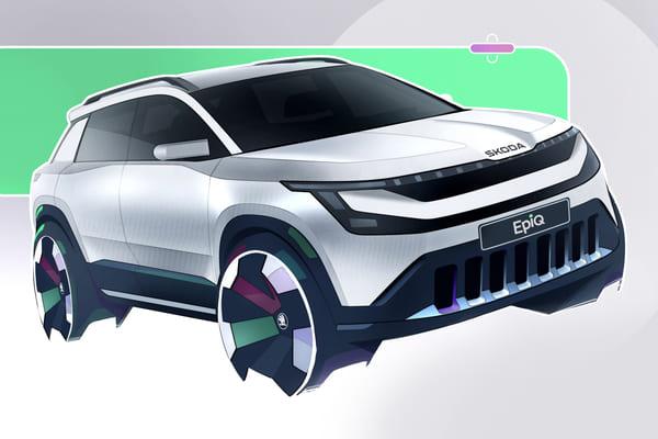 Skoda 全新純電 SUV 科技內裝曝光！發表時間出爐 鎖定入門市場而來