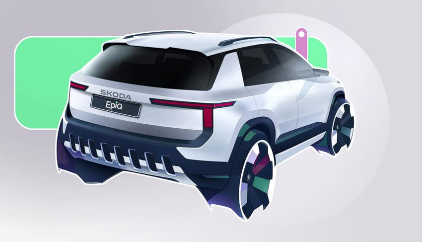 Skoda 全新純電 SUV 科技內裝曝光！發表時間出爐 鎖定入門市場而來