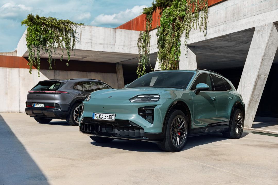 全新Cayenne Electric車系預計今年10月導入台灣，售價419萬元起。圖為休旅車型。