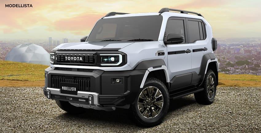 加裝 Modellista 外觀套件的 Land Cruiser FJ 看起來更加霸氣有型。