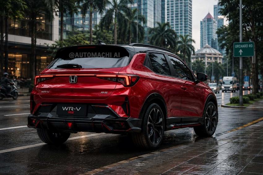 外媒推測新一代 WR-V 將擁有更銳利低趴的外型。圖為預想圖。