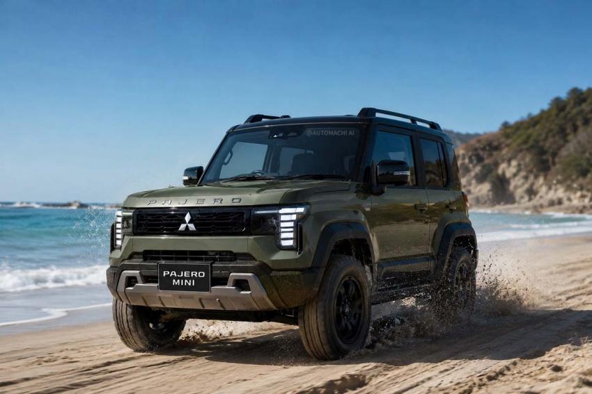 日媒指出三菱將復活 Pajero Mini，外型粗獷且有出色離地高度。圖為預想圖。