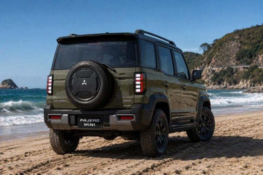 Pajero Mini 將採用 1.6 升油電動力。圖為預想圖。