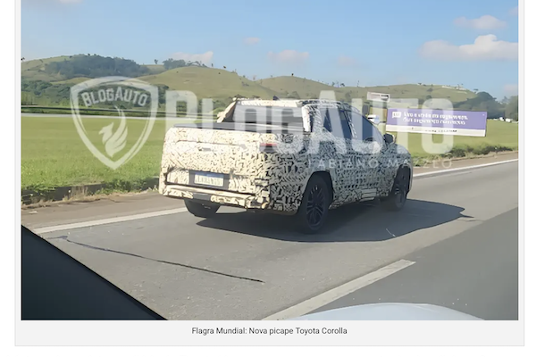 Toyota Corolla Cross 皮卡車傳言是真的！偽裝車遭捕捉 預計 2027 年登場