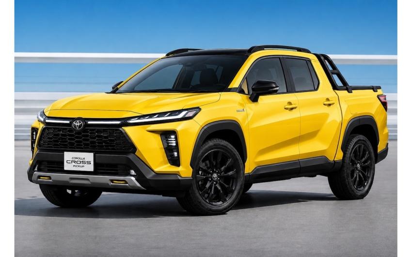 日媒釋出 Toyota Corolla Cross 皮卡預想圖，預計明年上半年登場。
