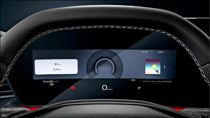 Audi A3將換上11.9吋Audi virtual cockpit數位儀表設計，讓資訊顯示更為集中易讀。