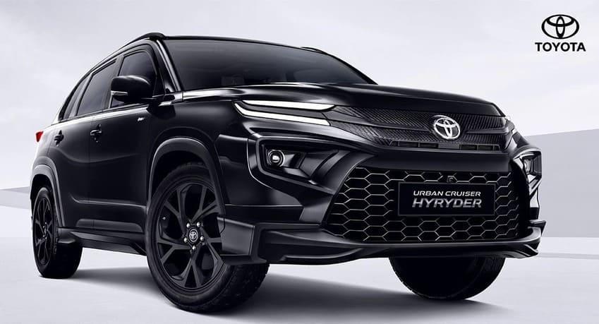 Toyota 在印度為 Urban Cruiser Hyryder 推出 Aero Black Edition 風格套件。