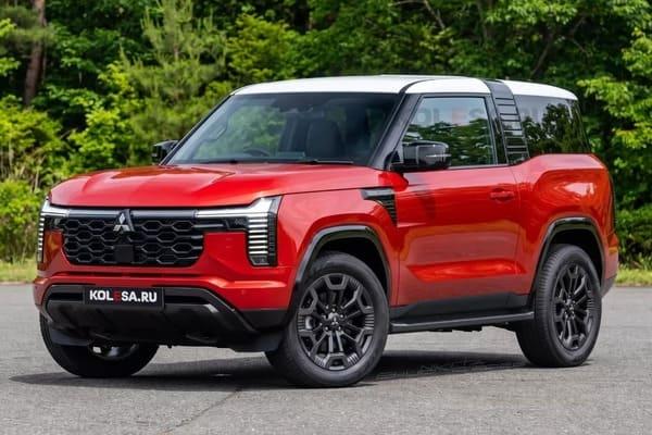 三菱全新 Pajero 越野硬漢有望追加新成員?三門版預想圖曝光向經典致敬