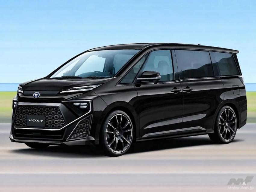 Toyota Noah 與 Voxy 將推大改款，換上新式樣外型。圖為預想圖。