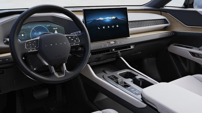 車內搭載最新 Lexus Interface 多媒體系統。