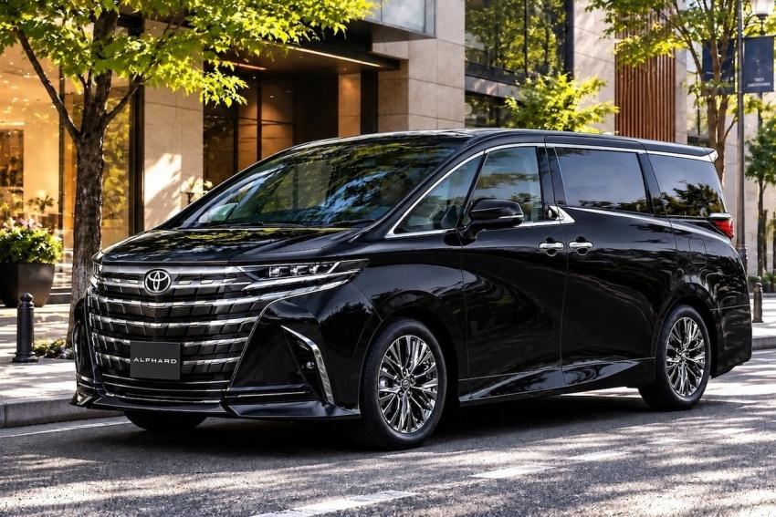 Toyota Alphard 預計明年迎來中期改款。圖為預想圖。