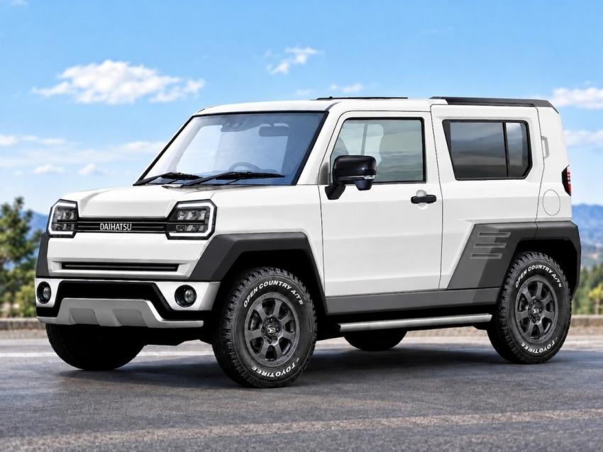 復活的 Daihatsu Rugger 越野休旅車將成為 Suzuki Jimny 有力競爭對手。圖為預想圖。