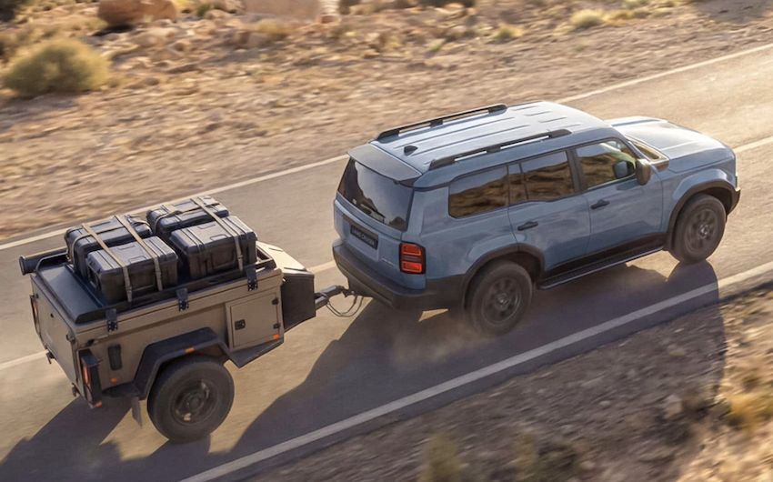 2.8 升四缸渦輪柴油引擎，搭配 48V 輕油電系統，最大拖曳能力 3,500 公斤。