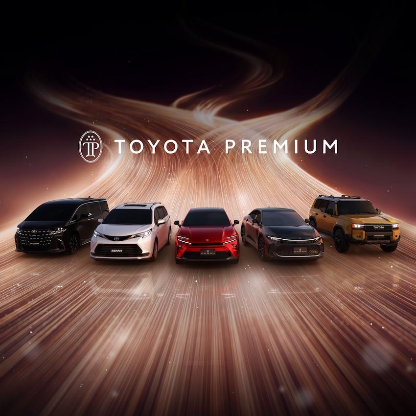 Toyota Premium 集結品牌旗下的旗艦車款，包括全新 Crown Sport、Crown Crossover、Land Cruiser、Sienna 及 Alphard 車型。