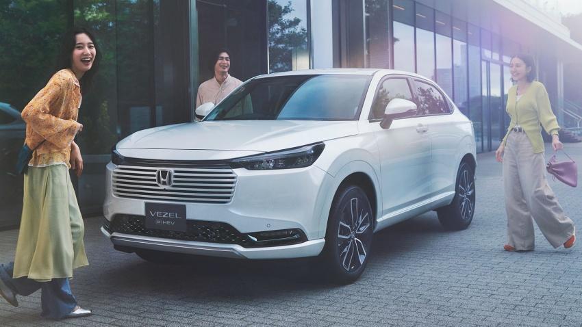 Honda 近日在日本推出二度小改款 Vezel（台灣稱 HR-V）。（圖片來源：Honda）