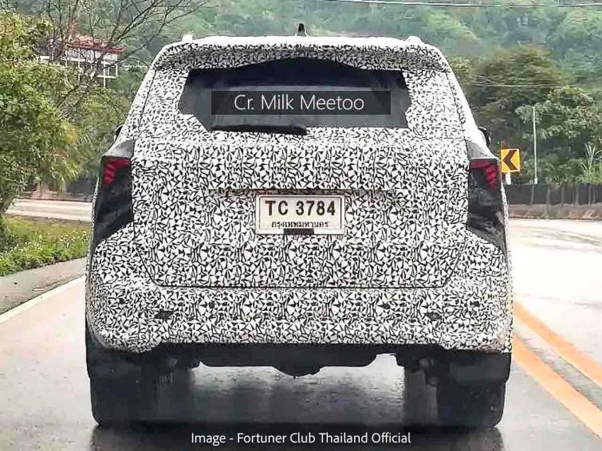 車尾輪廓高聳，預計比照新世代 RAV4 布局。