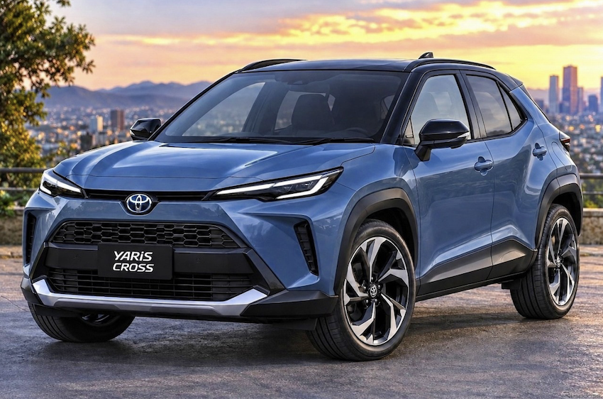 日規的 Yaris Cross，即將迎來大改款。圖為預想圖。