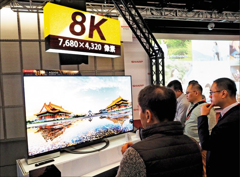 國際現場》8K電視 Q3全球僅賣1.63萬台