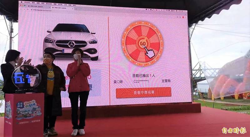 1260元發票抽中200萬賓士 宜蘭「五告誠意」5/2再抽一次