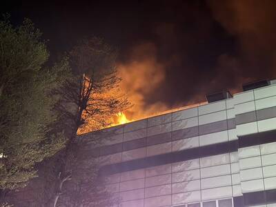 緯創竹科新安廠深夜火光沖天！初判無人傷亡
