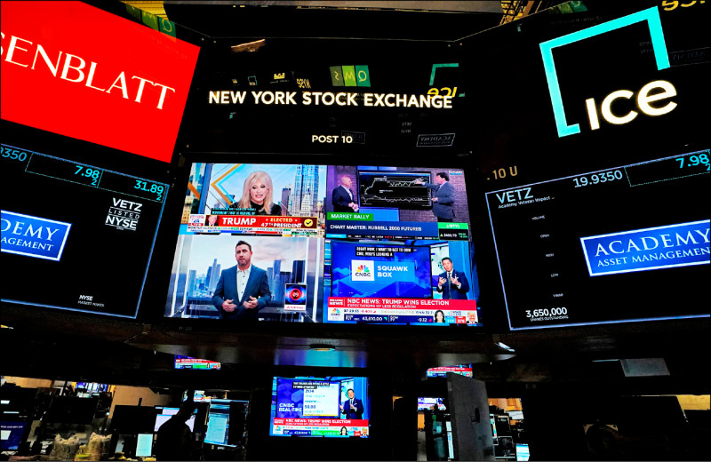 〈財經週報-國際市場展望〉美國大選不確定性消除 聯準會降息1碼 美股指數創新高